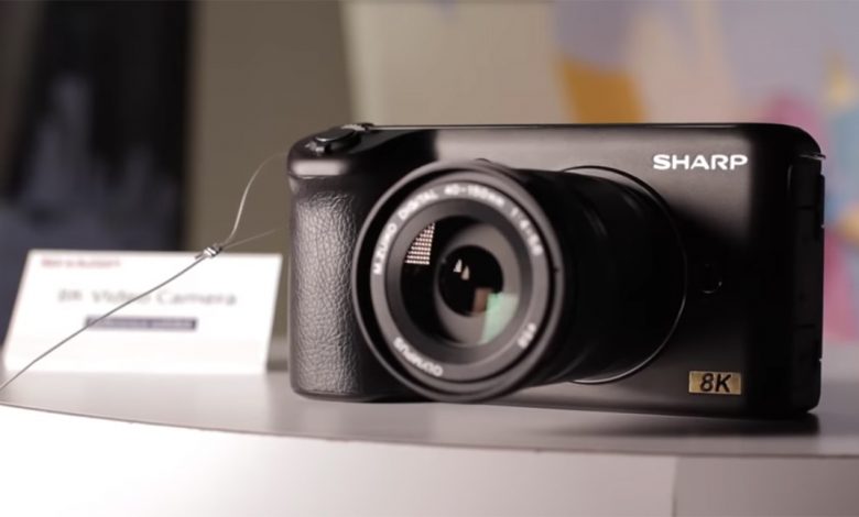 كاميرا Sharp 8K | اول كاميرا تصوير فيديو بجودة 8K للمستهلكين