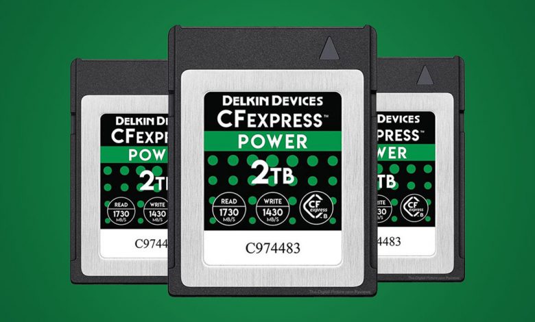 الاعلان عن 2TB CFexpress اول بطاقة ذاكرة في العالم بسعة 2 تيرابايت من Delkin